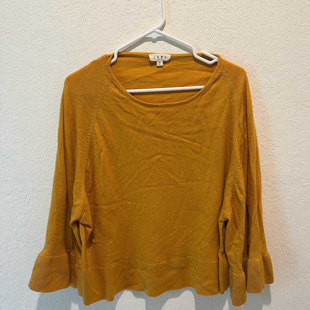THML Mustard Knit Fabric